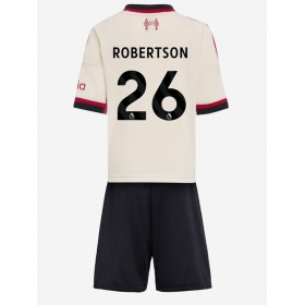Dětské fotbalový komplet Liverpool Andrew Robertson #26 Venkovní košile 2025-26 Krátkým Rukávem